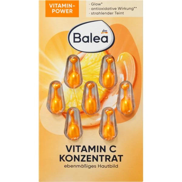 Αμπούλες Balea Vitamin C Concentrate, 7 τεμ.